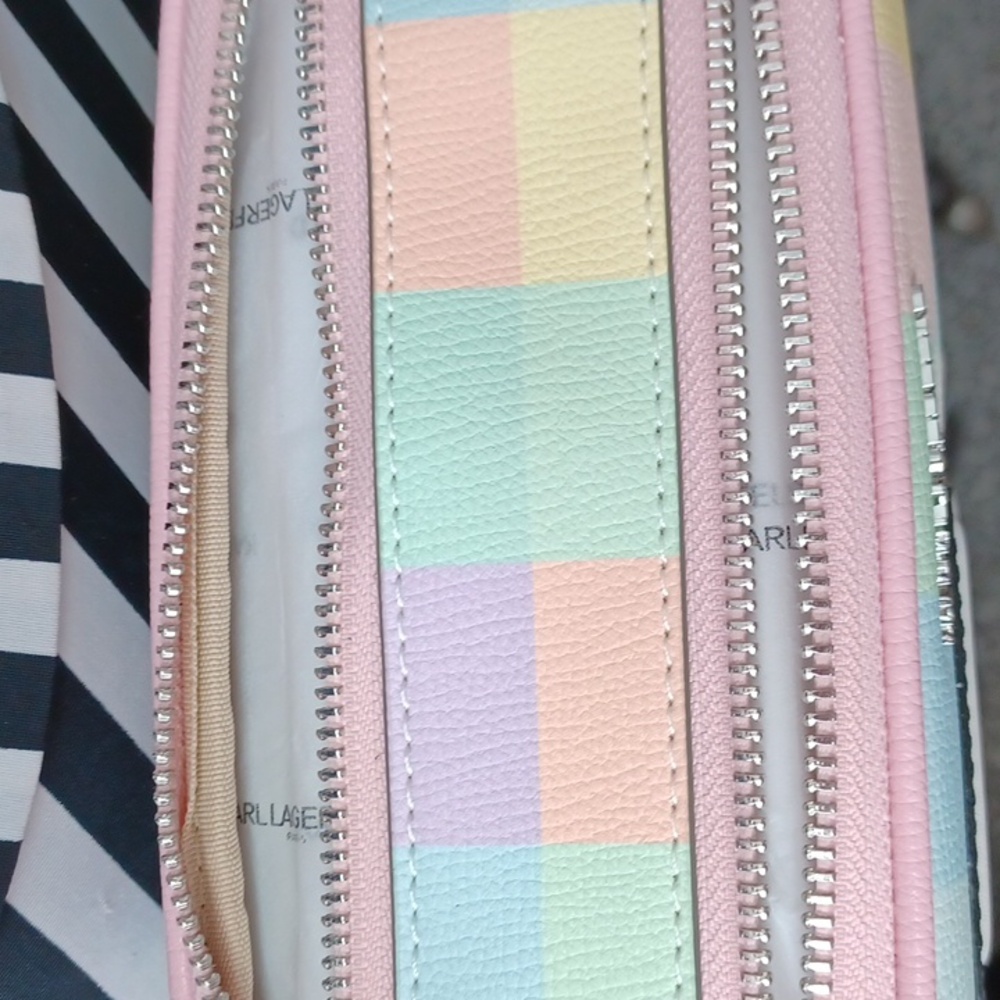 Karl Lagerfeld Blush Combo Camera Bag NWT - Picture 7 of 10